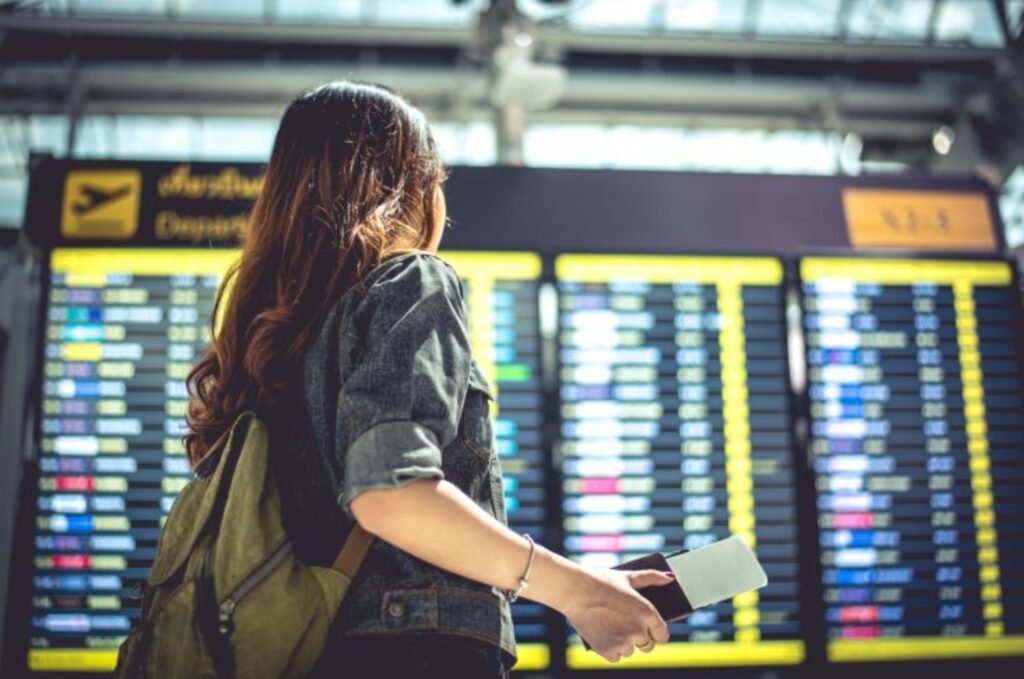 パスポートを持って空港へ